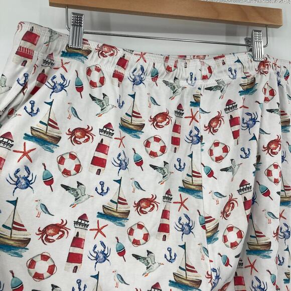 Hart + Land Organic Cotton Nautical Print Pajama Set Men’s Large - Picture 6 of 15